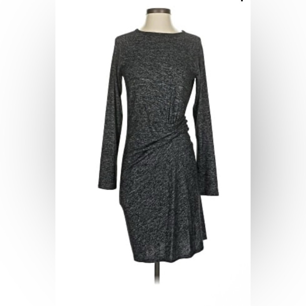 Athleta Women’s Sheath Sweater Dress Ruched Waist Long Sleeve Size M/Medium